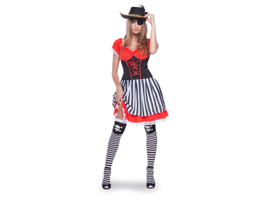 Costume de Pirate Dames 2 pièces Taille S-M