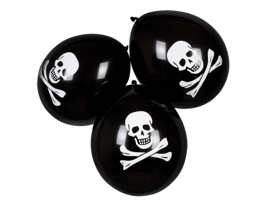Set 6 Ballons en latex Pirates Classique