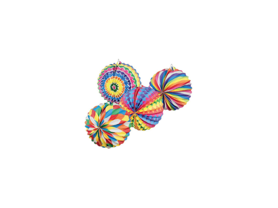 Lampion ballon multicolore