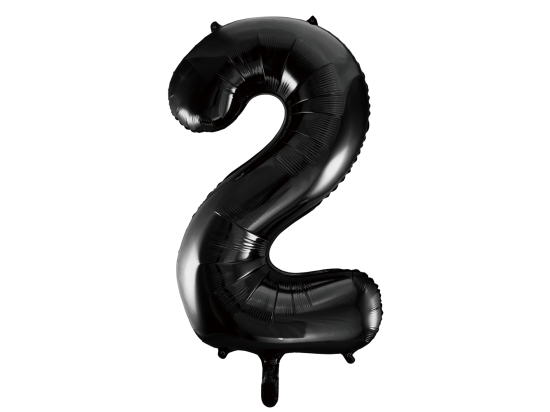 Foilballoon 34" no. 2 black