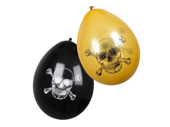 Set 6 Ballons en latex Pirates