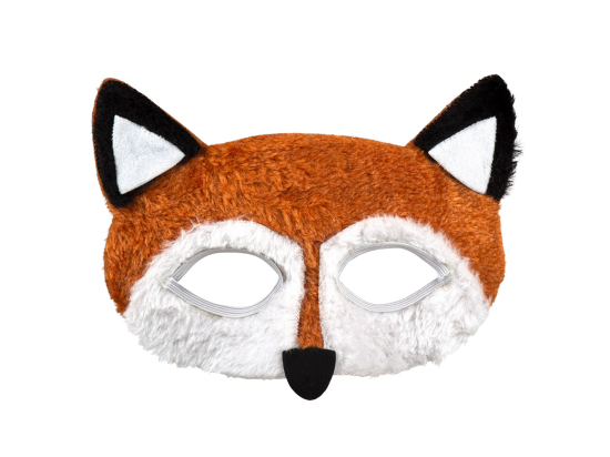 Demi-masque peluche Renard