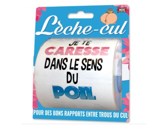 Papier toilette Lèche cul