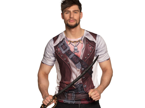 Chemise photoréaliste Homme pirate