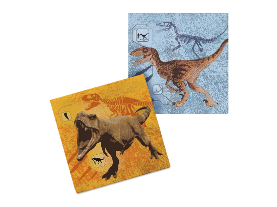 Set 20 Serviettes en papier T-Rex (33 x 33 cm)