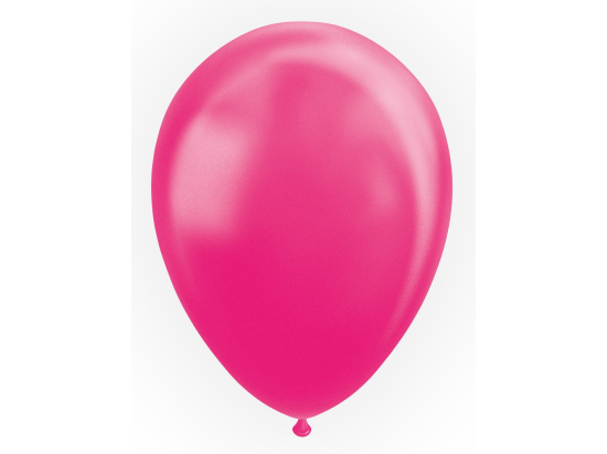 10 Balloons 12" pearl hot pink