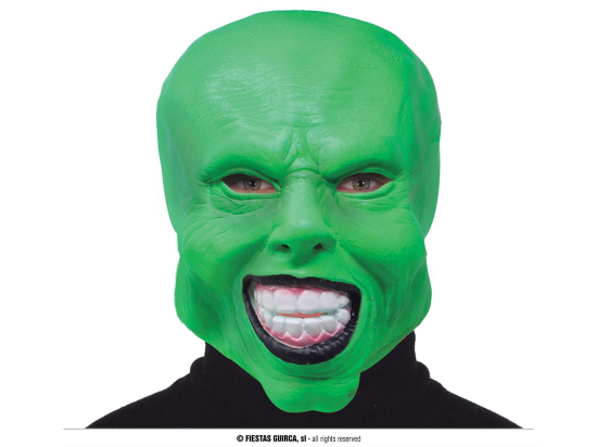 MASQUE DE MÉCHANT VERT, LATEX