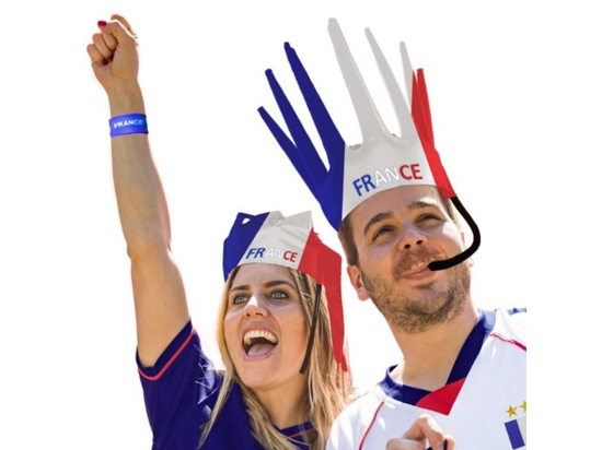 Couronne tricolore sifflante France