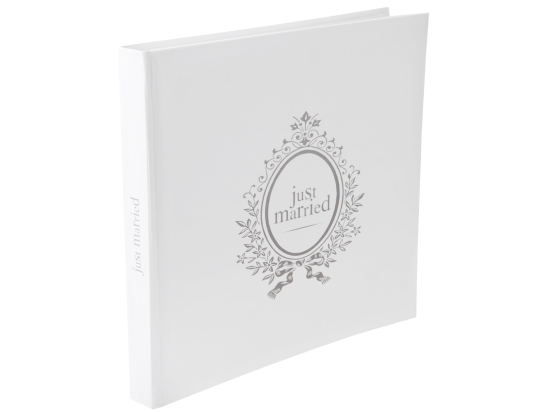 Livre d'or Just Married Blanc