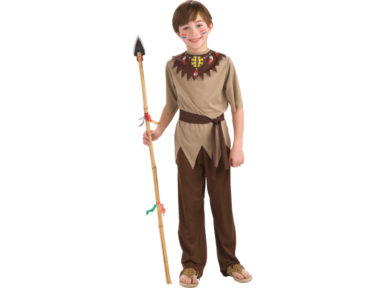 Costume de Guerrier Indien 3 pièces Taille Enfant M