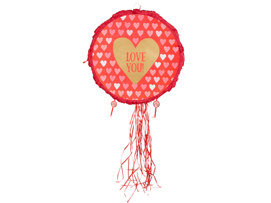 Piñata à tirer 'LOVE YOU!' pliable