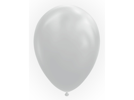 10 Balloons 12" cool grey