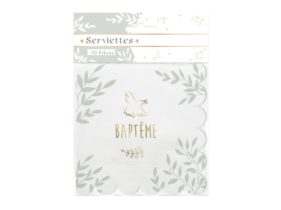 Serviette en papier "Baptême"