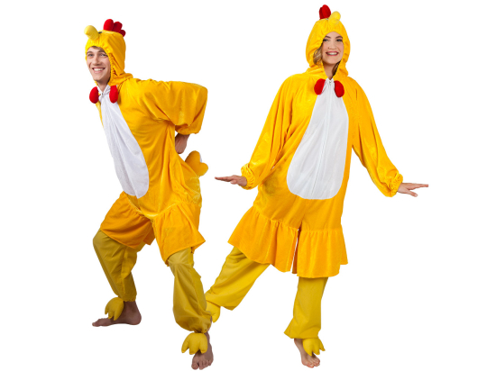 Costume adulte Poulet peluche