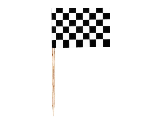 Set 24 Bâtonnets de drapeau Racing Formule 1