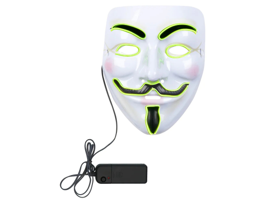 Masque lumineux LED Anonymous