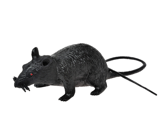 DÉCORATION RAT 22X9CM