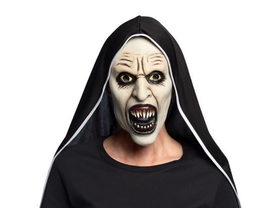 Pc. Masque visage latex Screaming nun