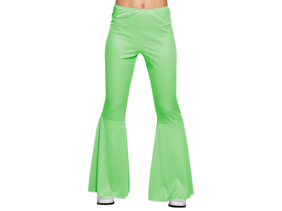 Pc. Pantalon flare vert clair (M stretch)