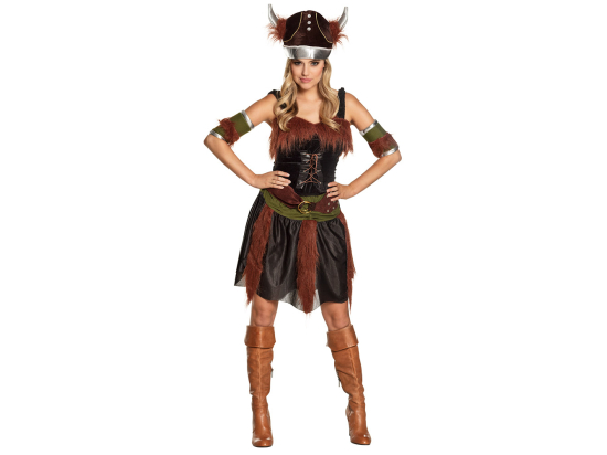 Costume adulte elite Viking Freya
