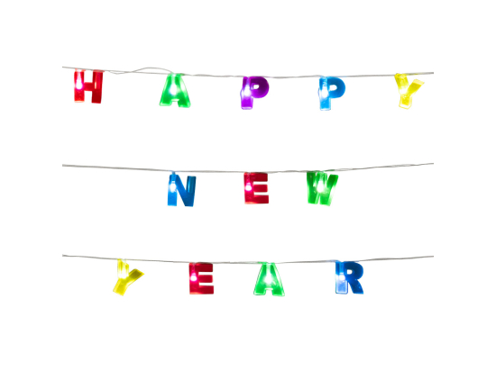 Guirlande lumineuse 'Happy New Year'