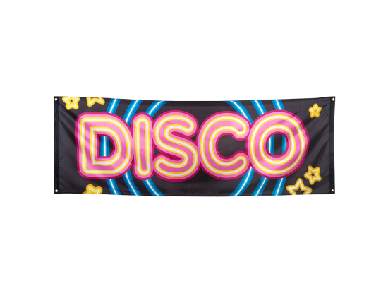 Bannière polyester 'DISCO'