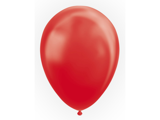 Ballon Rouge - Effet Metallic