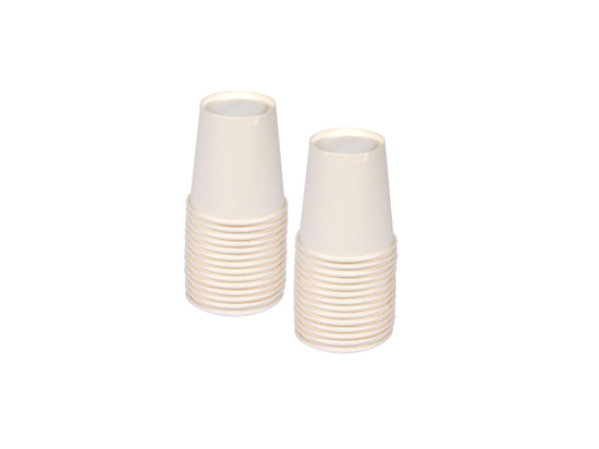 SET DE 100 GOBELETS EN CARTON 20CL - BLANC