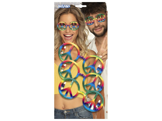 Set 3 Lunettes party Hippie