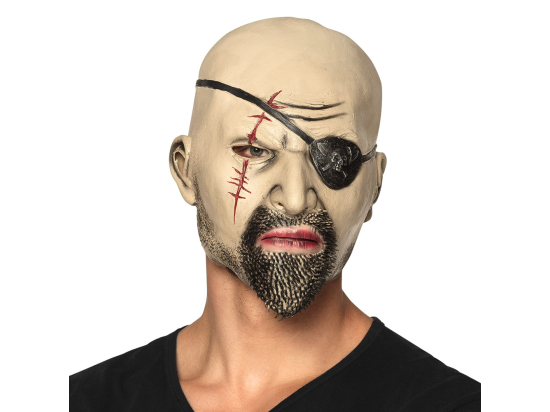 Masque tête latex Pirate