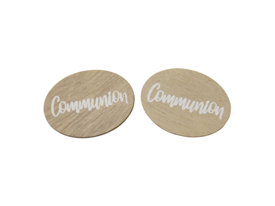 Déco à parsemer "Communion" en bois