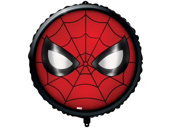 1 Spiderman Face Foil Balloon 46cm - Spider-Man Crime Fighter