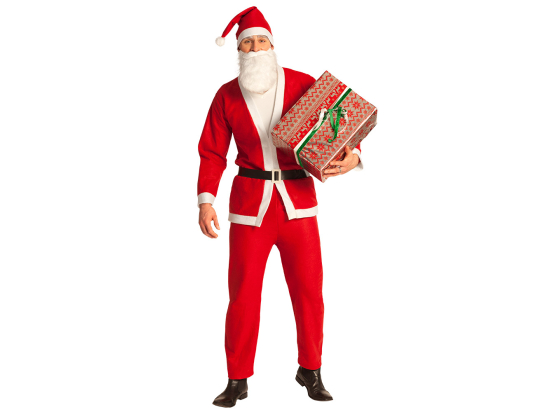 Costume adulte Père Noël promo