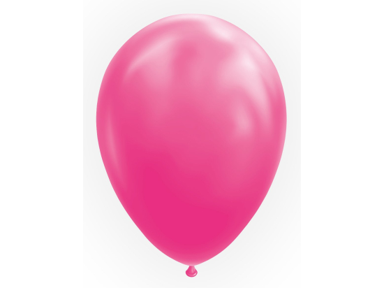 10 Balloons 12" hot pink