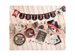 SET DE 20 SERVIETTES EN PULPE DE BAMBOU 3 PLIS 33*33CM PIRATES