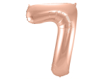 Ballon Chiffre 7 Rose Gold 86cm