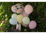 Ballon Alu Panda Multicolore