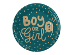 Set 10 Assiettes en carton Boy or Girl