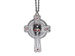 Collier Croix Tête de Mort