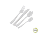 MENAGERE 6 FOURCHETTES+6 COUTEAUX+6 CUILLERES+6 PETITES CUILLERES PS TRANSPARENT