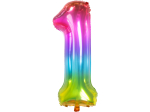 Ballon Chiffre 1 Multicolore 86cm