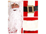 "PERE-NOEL SUPER DELUXE" (casaque,pantalon, ceinture, chapeau, surbott..TAILLE: AUN