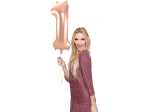 Ballon Chiffre 1 Rose Gold 86cm