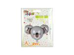 BALLON METALLISE TETE DE KOALA AVEC PAILLE 67*50CM KOALA