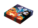 SACHET 12 SERVIETTES CITROUILLES 33X33 CMS