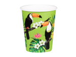 Set 10 Gobelets en papier Toucan Tropique