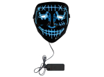 Masque lumineux LED Killer Smile Bleu