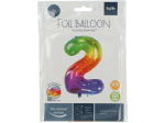 Ballon Chiffre 2 Multicolore 86cm