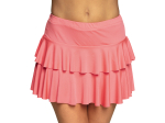 Mini-jupe Ruffles rose fluo