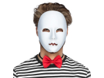 Pc. Masque visage Mime blanc